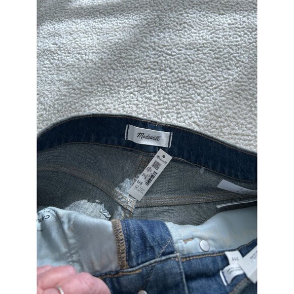 MADEWELL $148 The Longline Straight Jean Atlin Wash Size 25Tall - Picture 16 of 16